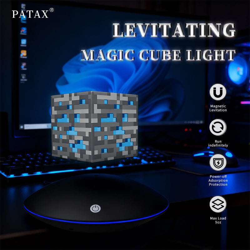 Magnetic Levitation Display Stand - Floating Shelf with LED Color Lamp