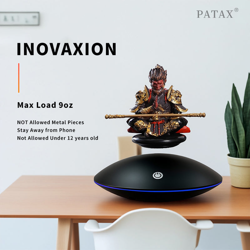 Magnetic Levitation Display Stand - Floating Shelf with LED Color Lamp