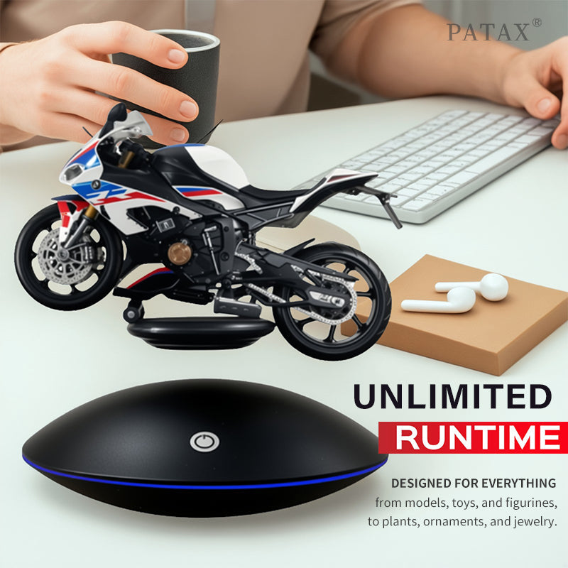 Magnetic Levitation Display Stand - Floating Shelf with LED Color Lamp